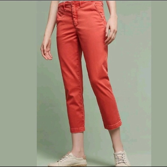NWT Anthropologie Relaxed Chino Trousers, 26P - Picture 3 of 4